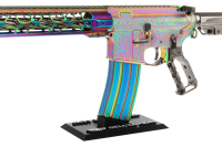 Deluxe Arms Turquoise Rainbow PVD Custom Rifle