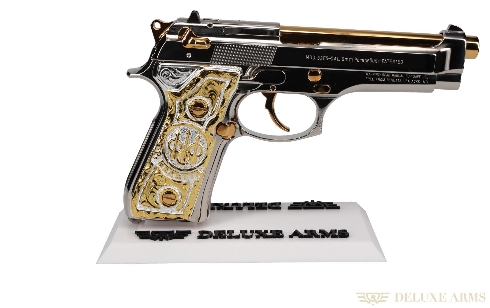 Beretta 92 FS inox custom pistol grips