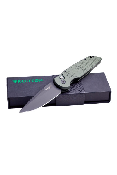 Nighthawk ProTech TR3 Black OD Green Automatic Knife