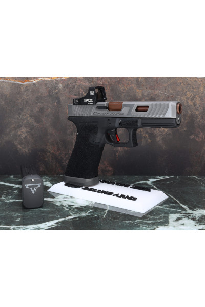 Taran Tactical Rare Glock 17 Silver Combat Master